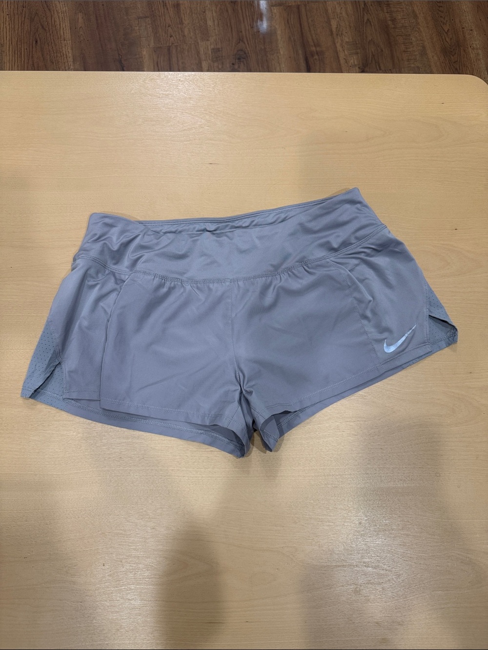 Nike Light Gray Dri-Fit Women's Running Shorts